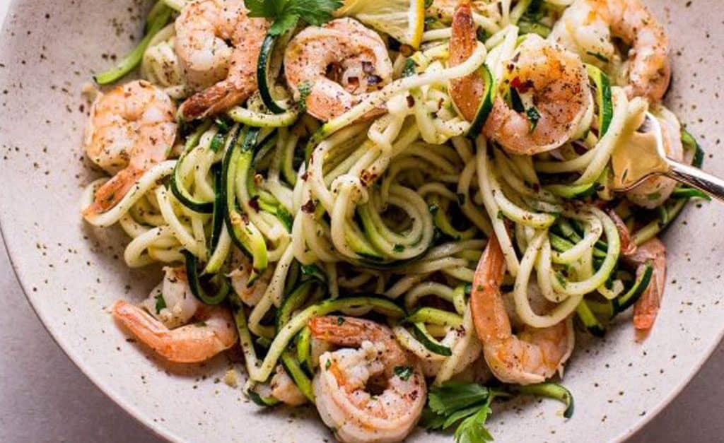 Garlic Shrimp Zoodles