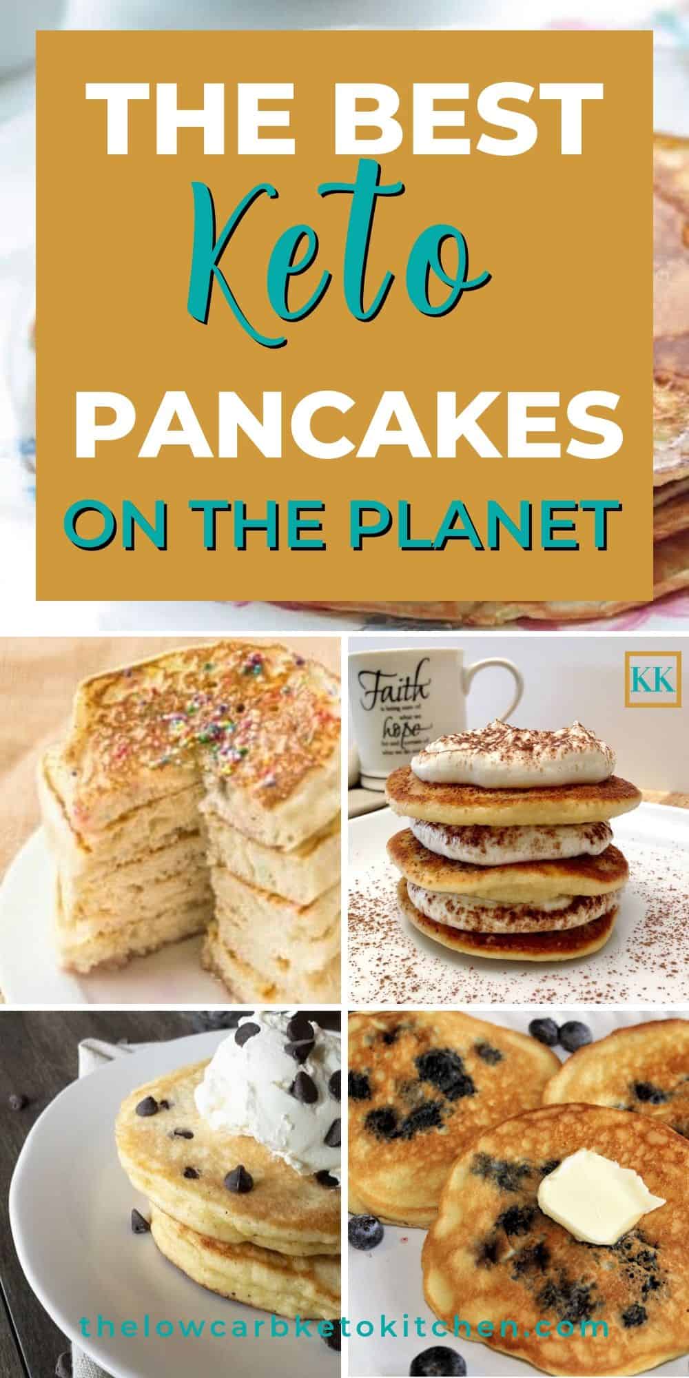 Keto Pancake Photo Collage