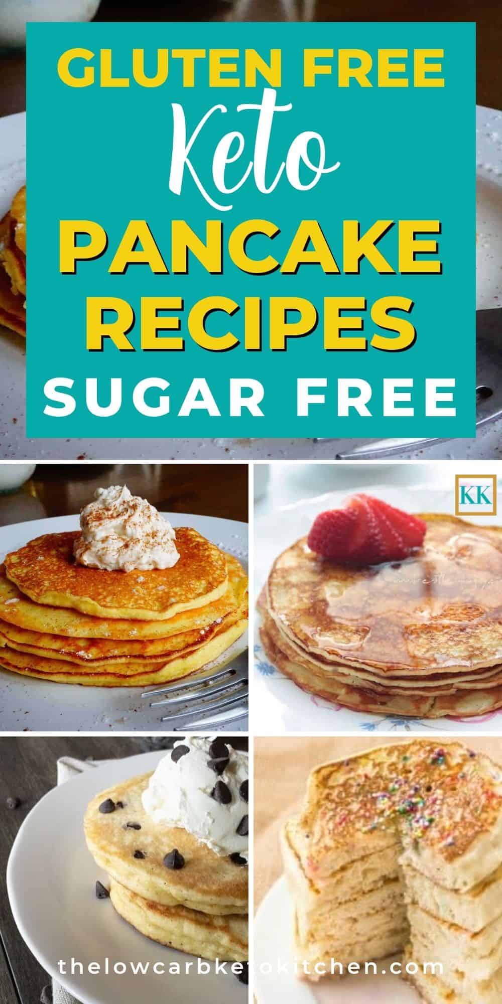 Keto Pancake Picture Collage